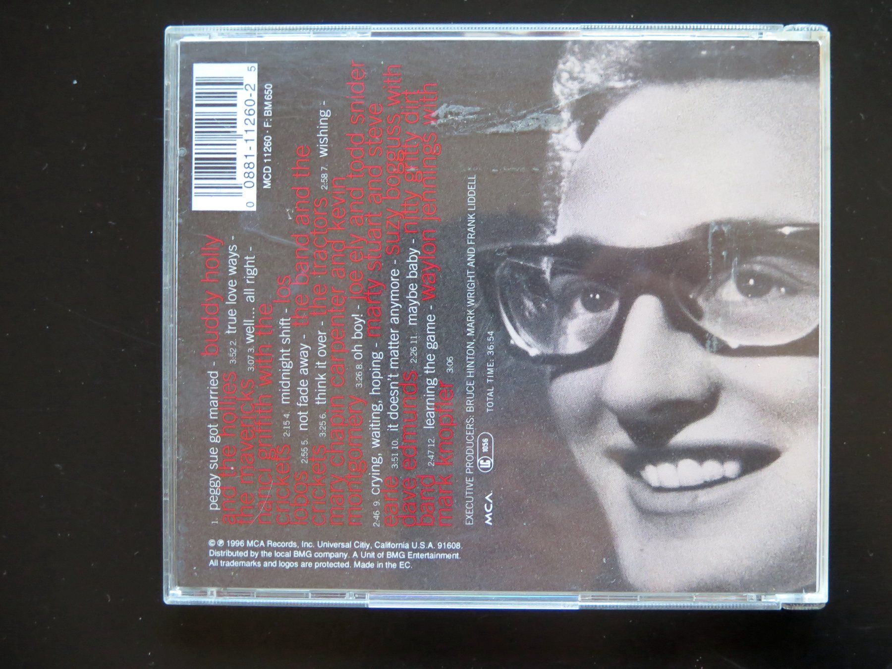 CD: CD NOT FADE AWAY Remembering Buddy Holly div. Int., 1996 – Usato da Bern venduto da Balzamico 1