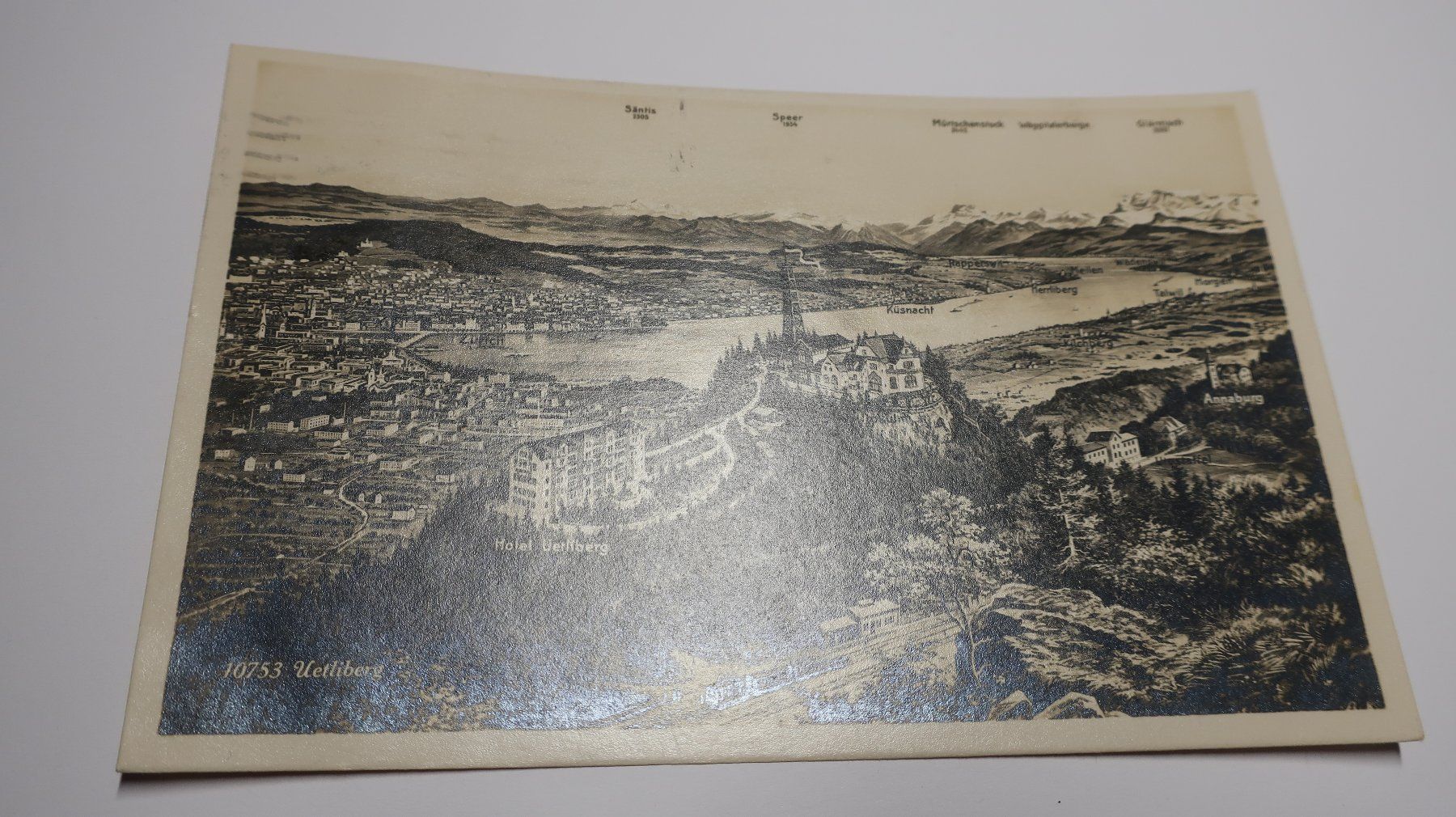 Cartoline postali: Uetliberg  N° 10753  1927 – Usato da Cormoret venduto da Pascalll2001 2
