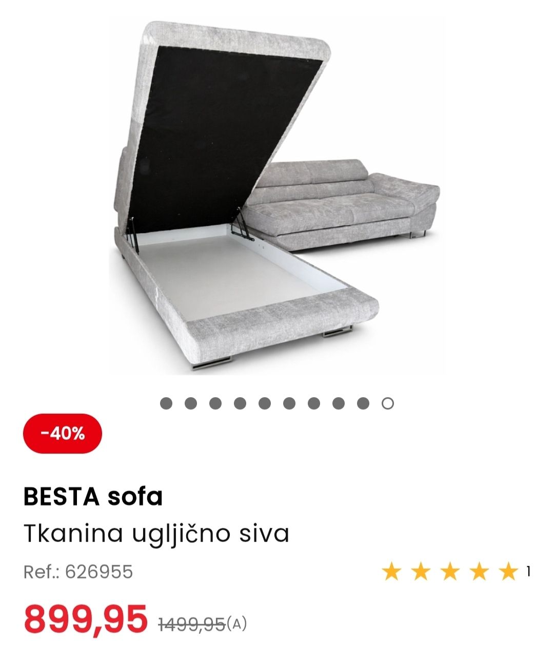 Sofas: BESTA Ecksofa – D'occasion à Pfäffikon ZH par mar_n7by 2
