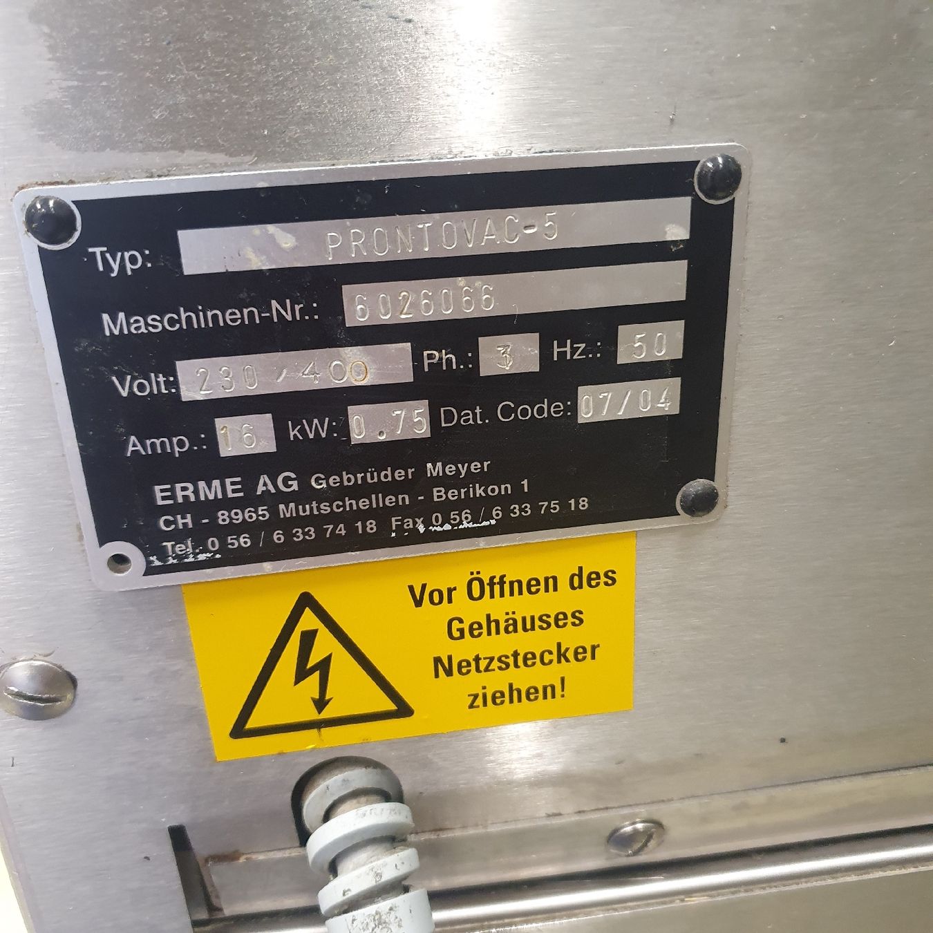 Elettrodomestici da cucina: Erme vakum – Usato da Niederwangen BE venduto da HasGastrobedarf 4