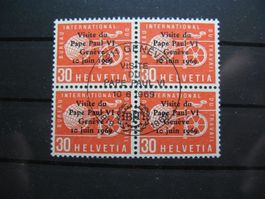1956  BIT Papstbesuch 4er Block ET