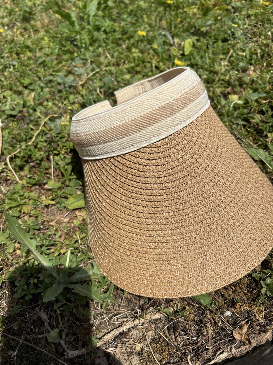 Chapeaux, bonnets & casquettes: Sonnenhut Damen Stroh einfarbige – Neuf (Voir description) à Zürich par venusandmars 1