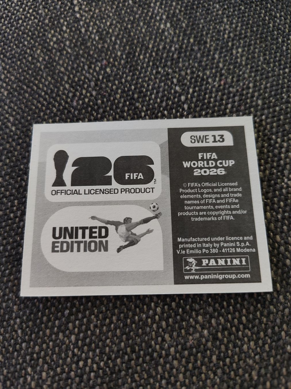 Panini Carte collezionabili: Panini 2026 Wm Swe 13 – Nuovo (secondo la descrizione) da Lieli venduto da Maholo 1