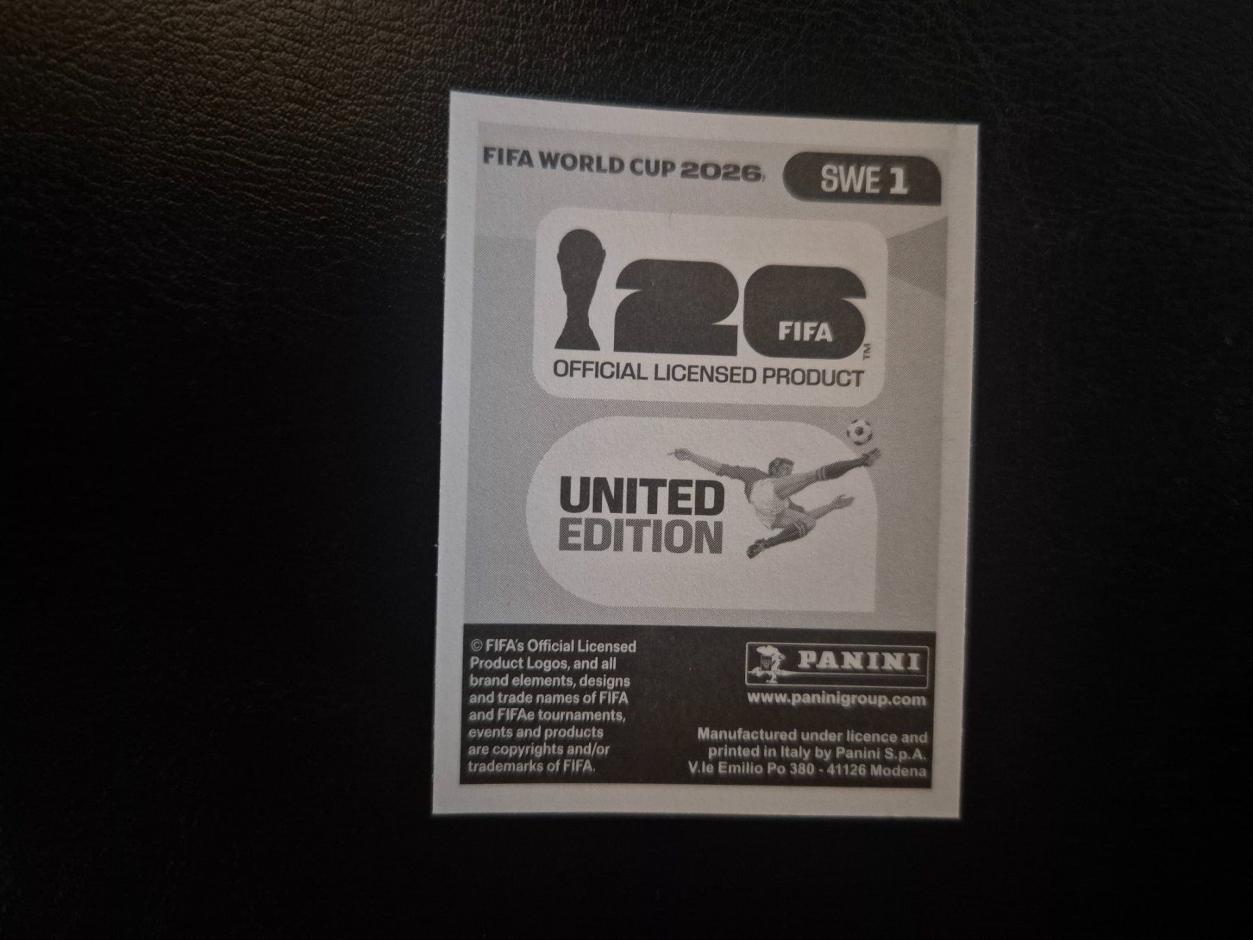 Panini Carte collezionabili: Panini WM 26 SWE 1 – Nuovo (secondo la descrizione) da Rorschacherberg venduto da AJ3108 1