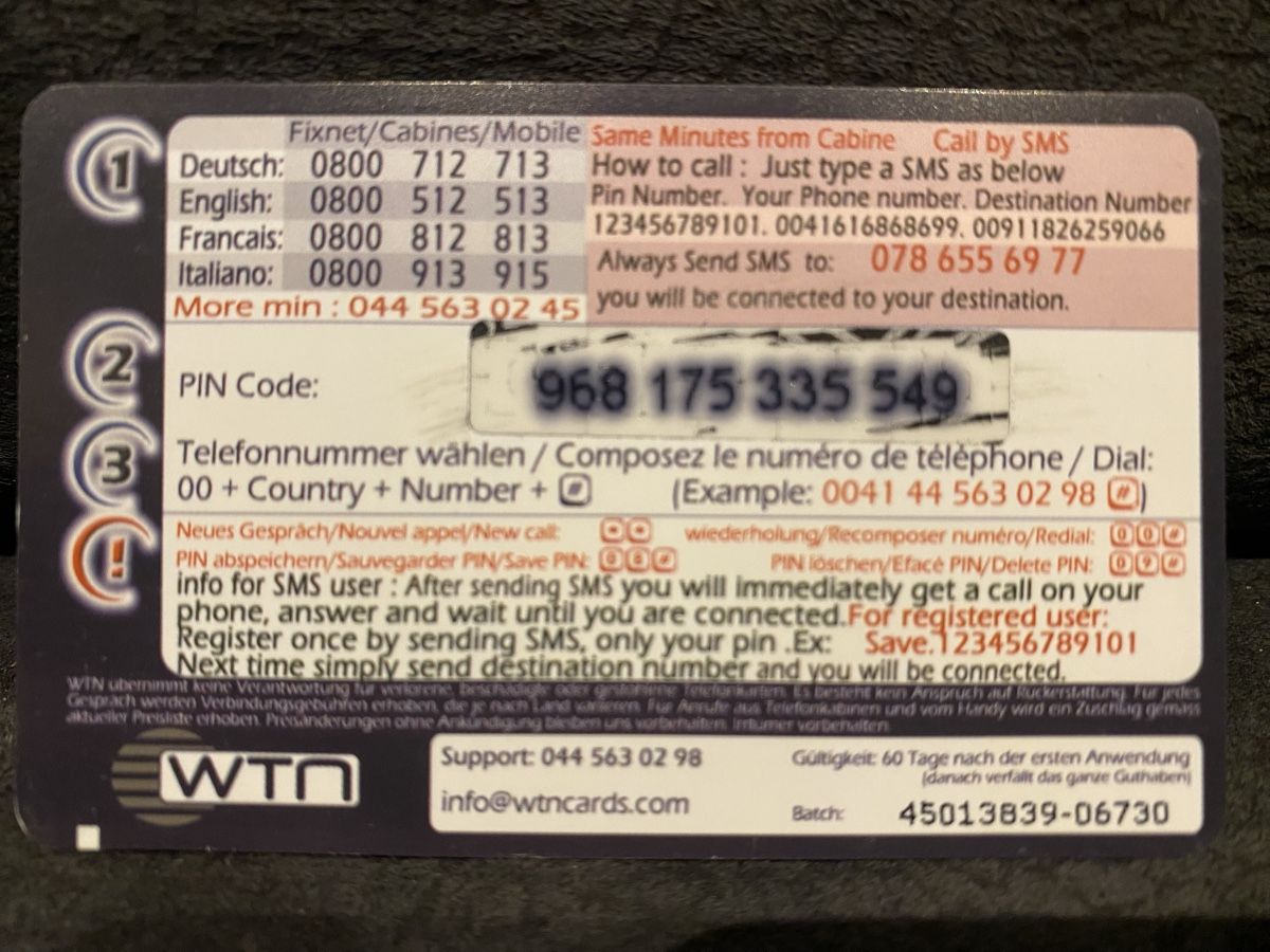 Schede telefoniche: Carte – Usato da Lausanne venduto da babacard10 1