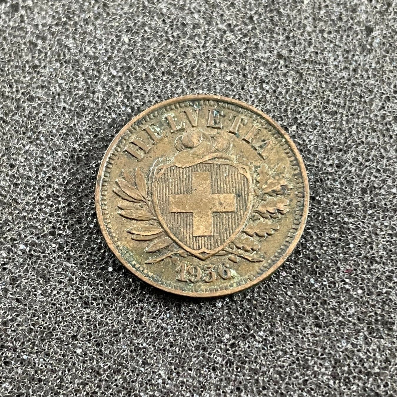 Tutti le monete: 2 Rappen 1936 (158) – Usato da Reitnau venduto da tb-muenzen 1