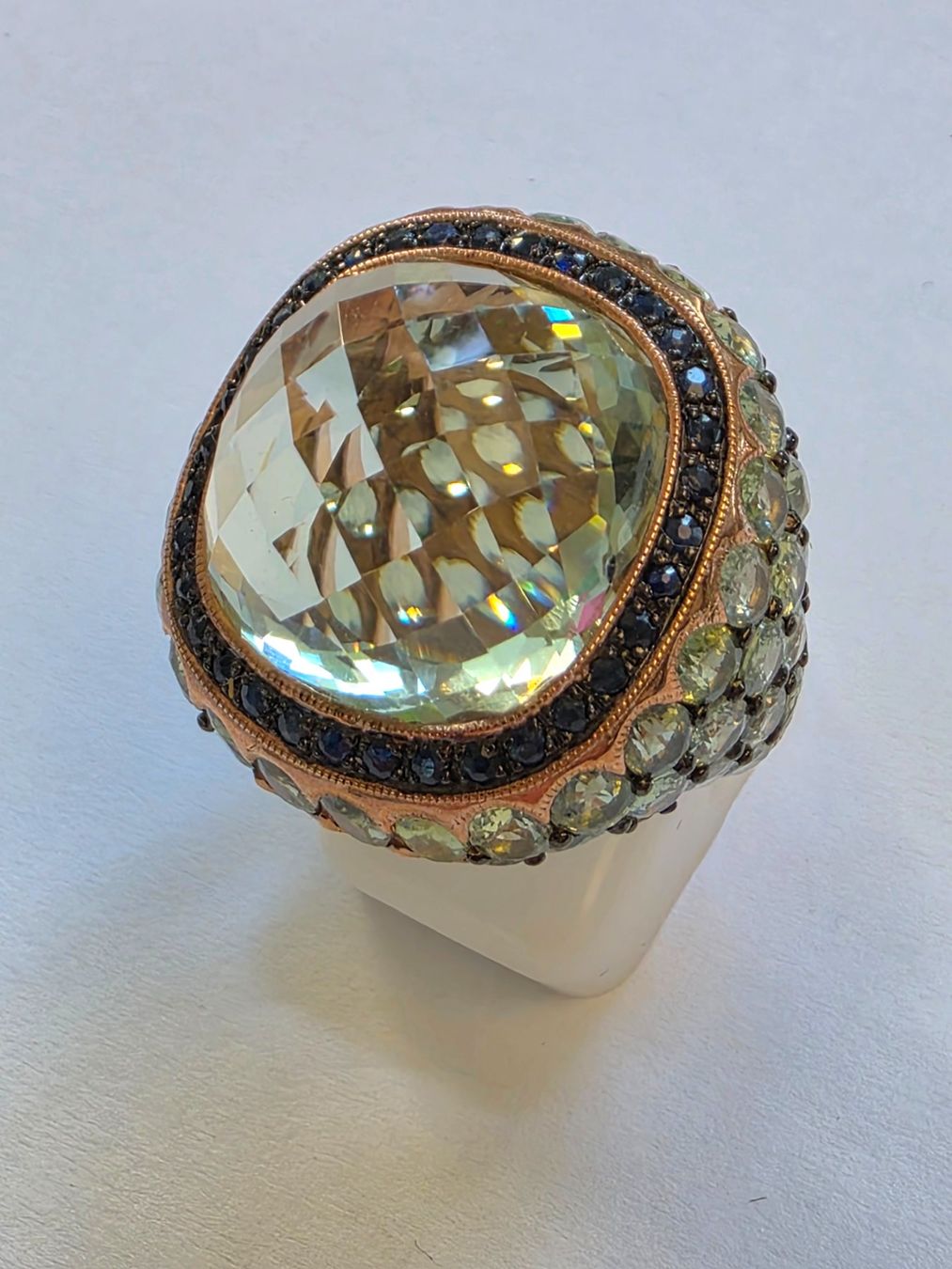 Ringe: Ring Prasiolith Safir Grösse 54 – Neu (gemäss Beschreibung) aus Zürich von Bieter04 4