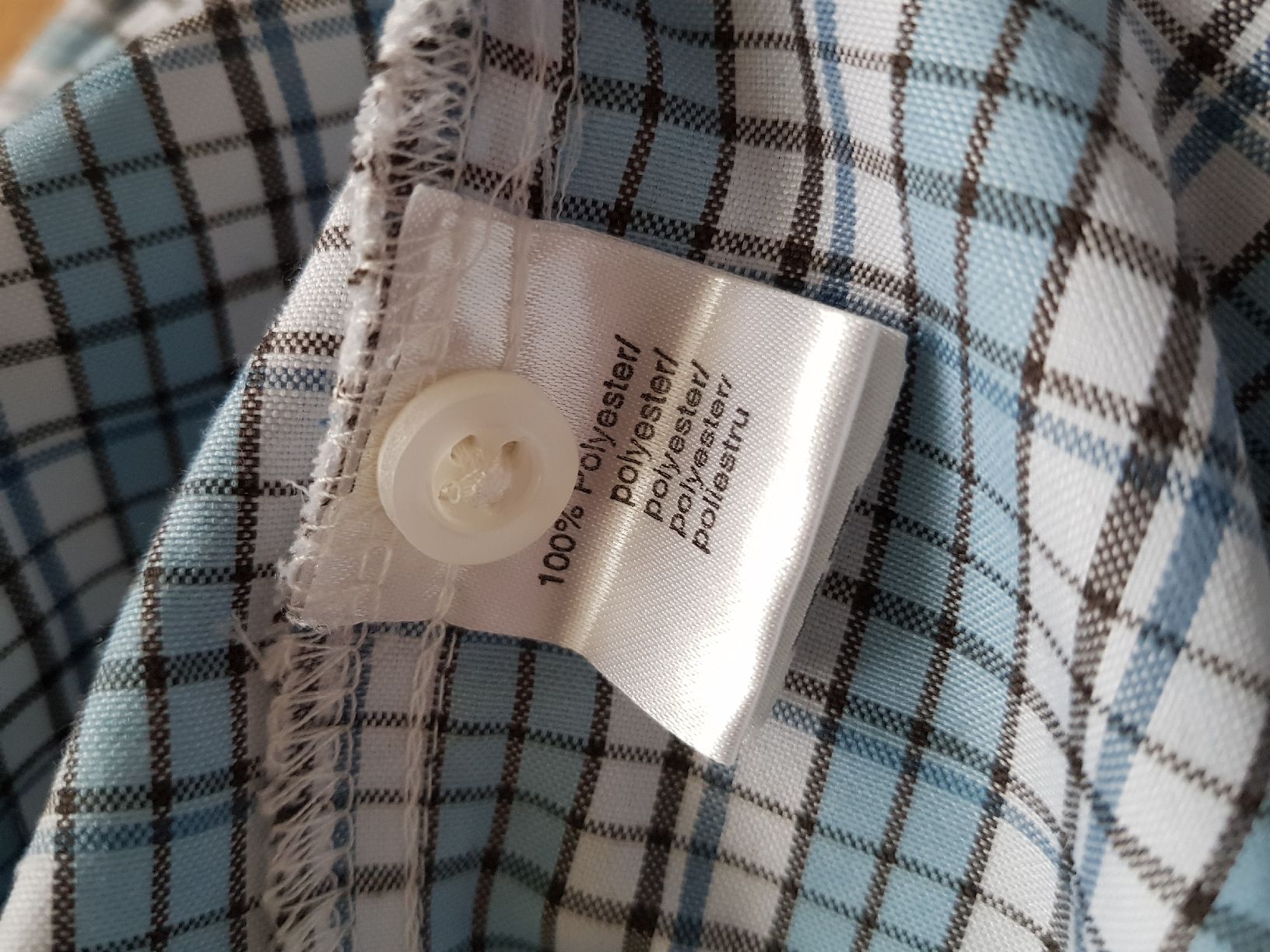 Camicie: Kurzarmhemd, hellblau kariert, Gr. M - Sommerhemd! – Usato da Nendeln venduto da Zopfie_ 2