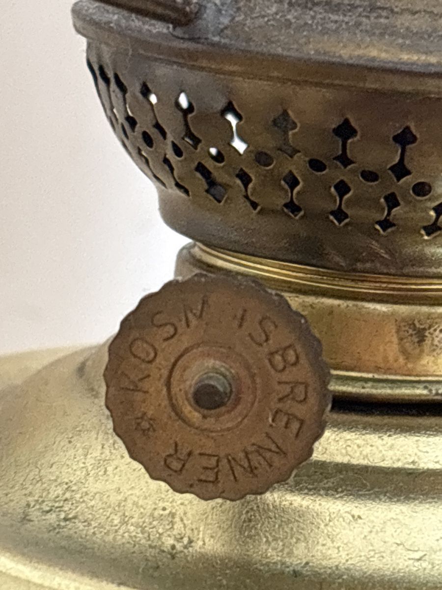 Lampade: Antike Petroleumlampe KOSMOS, Messing – Usato da Zürich venduto da mbi_5bsz 1