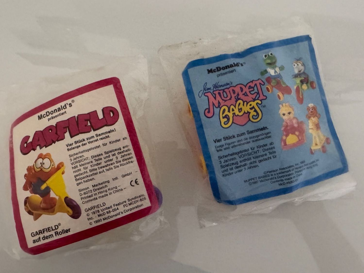 McDonalds - Garfield auf dem Roller und die Muppet Babies (Gebraucht ...