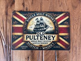 Old Pulteny / Schönes Blechschild / 20 x 30 CM / neu!!!