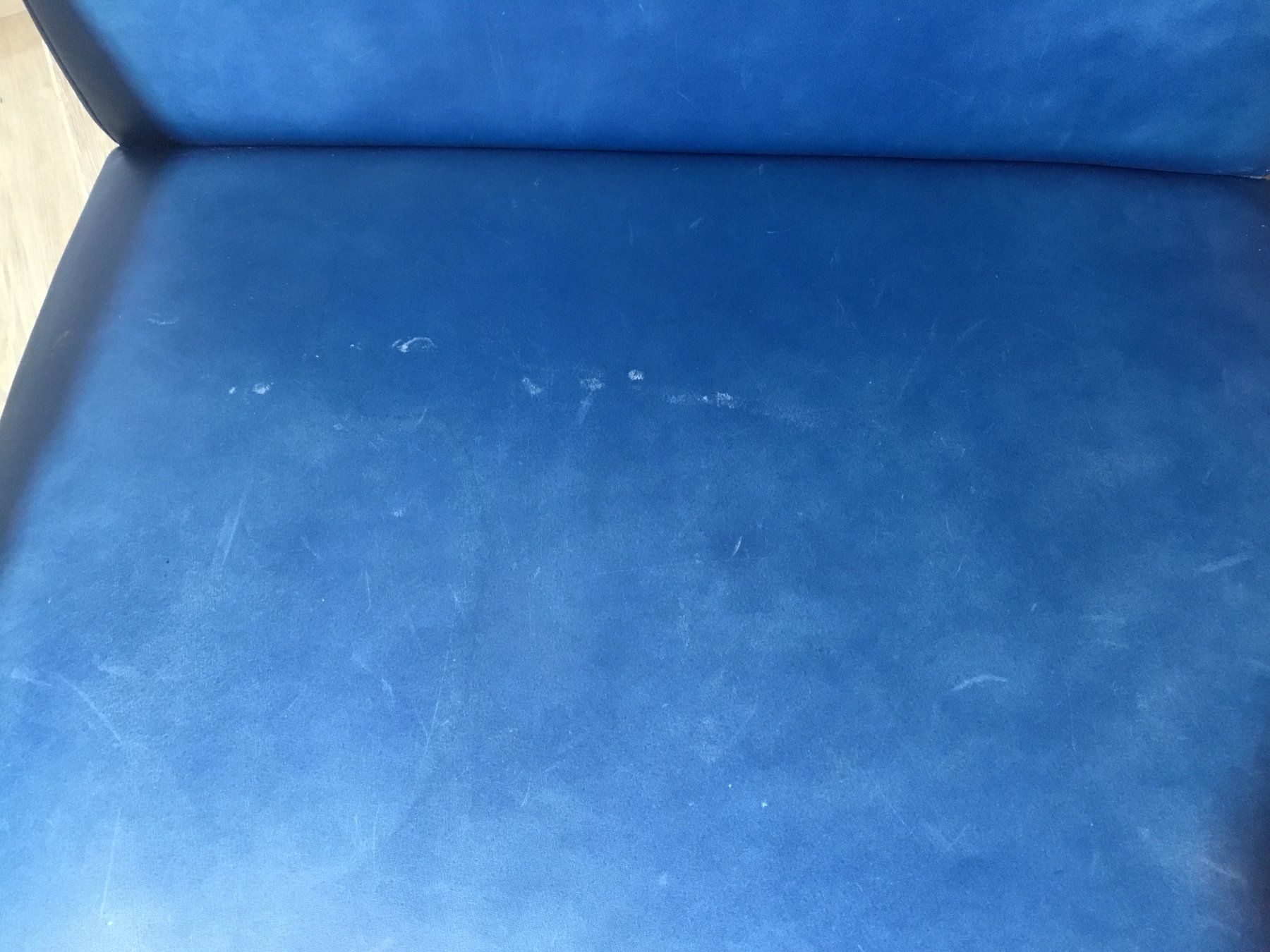 Poltrone: COR Designer-Sessel, Leder, blau – Usato da Horgen venduto da Hanibal13 5