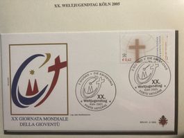 Vatikan 2005 Ersttagsbrief Weltjugendtag Köln