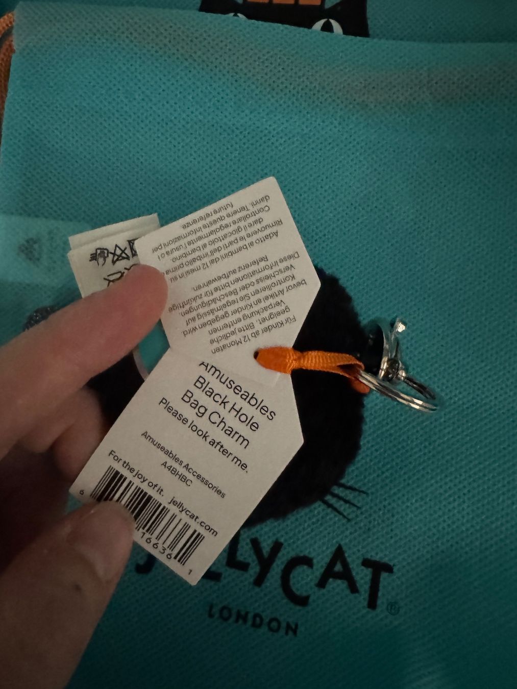 Schlüsselanhänger & - bänder: Jellycat Amusable Black Hole Bag Charm – Neu und originalverpackt aus Glattbrugg von Risingangel 2