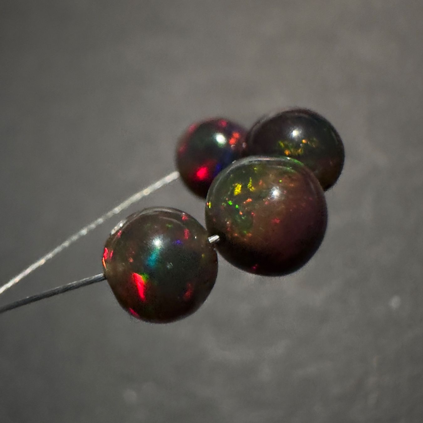 Pietre preziose: 2.97 ct - Natural Ethiopian Opal Beads - 4 Pcs – Nuovo (secondo la descrizione) da Zürich venduto da Yoohooz 8