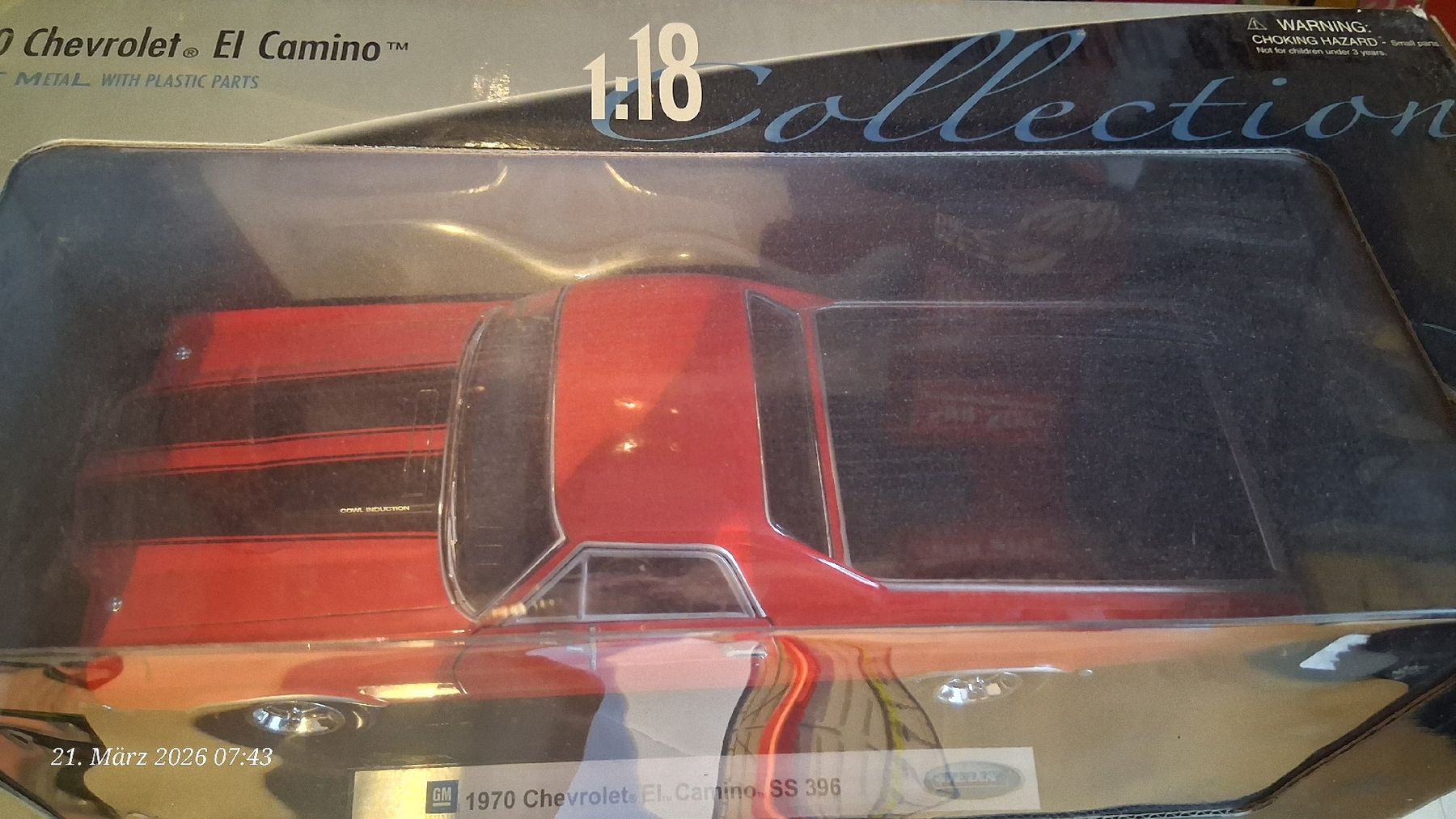 Welly Modellini d'auto: 1:18 1970 El Camino – Nuovo (secondo la descrizione) da Wolfenschiessen venduto da 2-stroke-garage 1