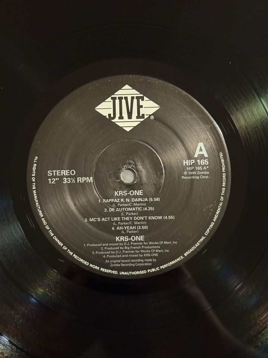 Vinyles:  KRS-ONE - The Man – D'occasion à Delémont par Studio_du_soleil 2