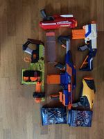Großes Nerf-Set – 5 Blaster (2 elektrisch) inkl. 100 Darts &