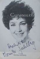 Monika Dahlberg (1936) Schauspielerin - Autogramm