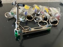 10St. coole Metall Finger-Roller Schlüssel Anhänger ab 1.-