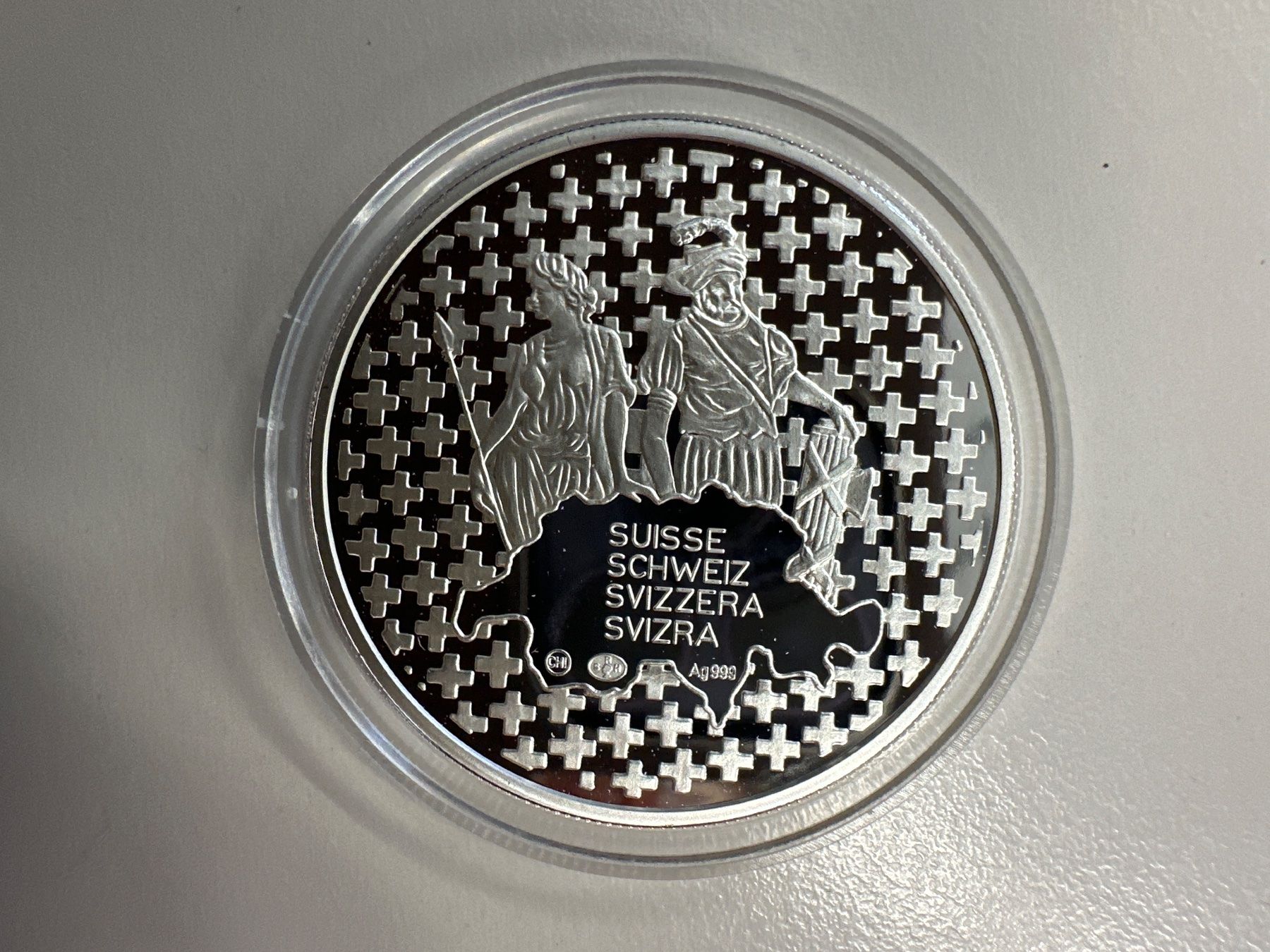 Medaglie: 1 Unze Silber Schweiz 2006 – Nuovo e nell'imballaggio originale da Herisau venduto da herau 1