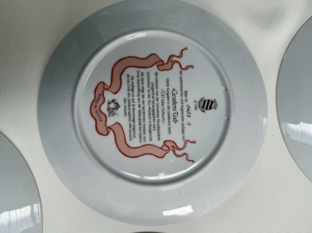 Teller: Langenthal Teller Albert Anker – Neu und originalverpackt aus Felben-Wellhausen von A.R15 1