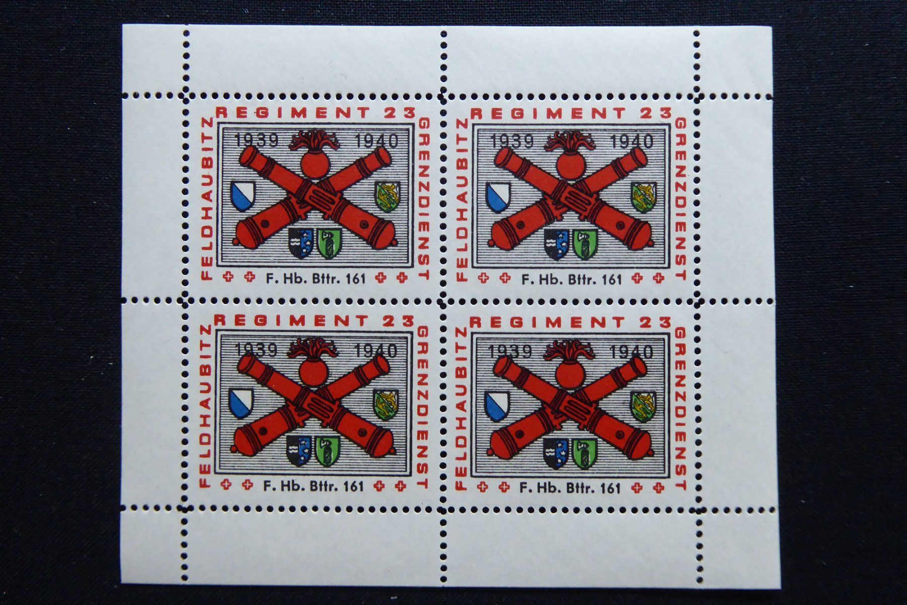 Tutti i francobolli: (m345) Artillerie Wit 335/3 ** – Usato da Basel venduto da scholle50