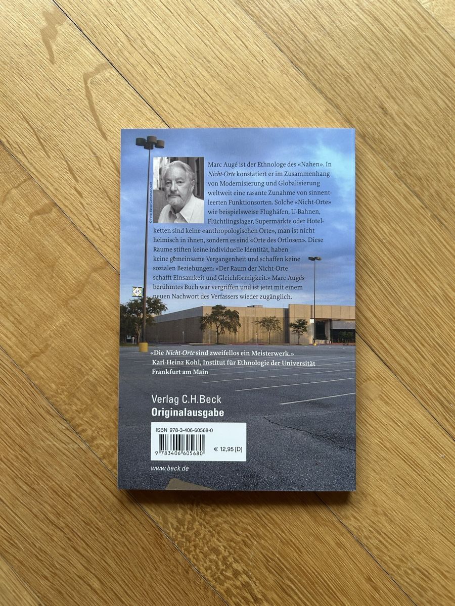 Bücher: Buch „Nicht-Orte, Marc Augé – Gebraucht aus Basel von stb_27 1
