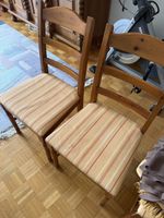 Stuhl Holz 6er Set gestreift guter Zustand