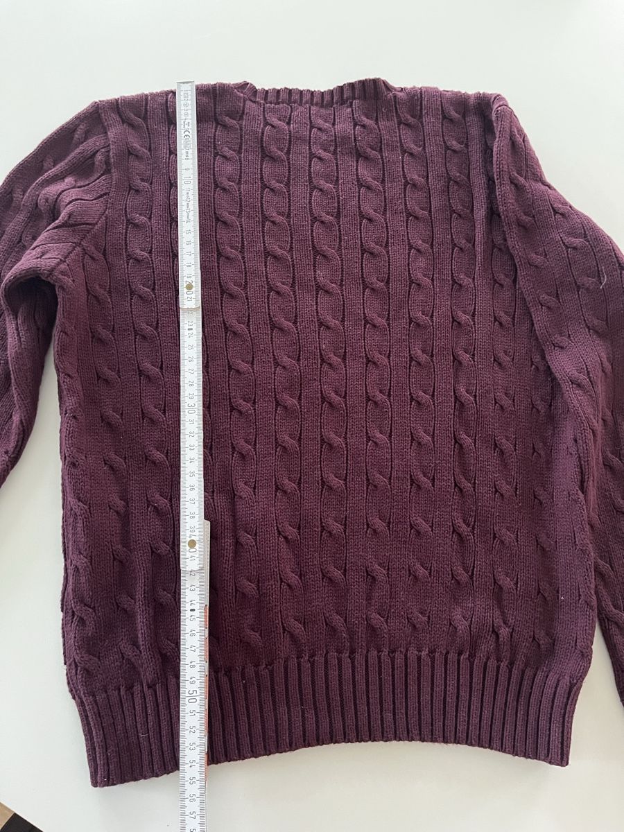 Ralph Lauren Maglioni & Felpe: Gut erhaltener Ralph Lauren Strickpullover, bordeauxrot S – Usato da Adetswil venduto da dp9 4