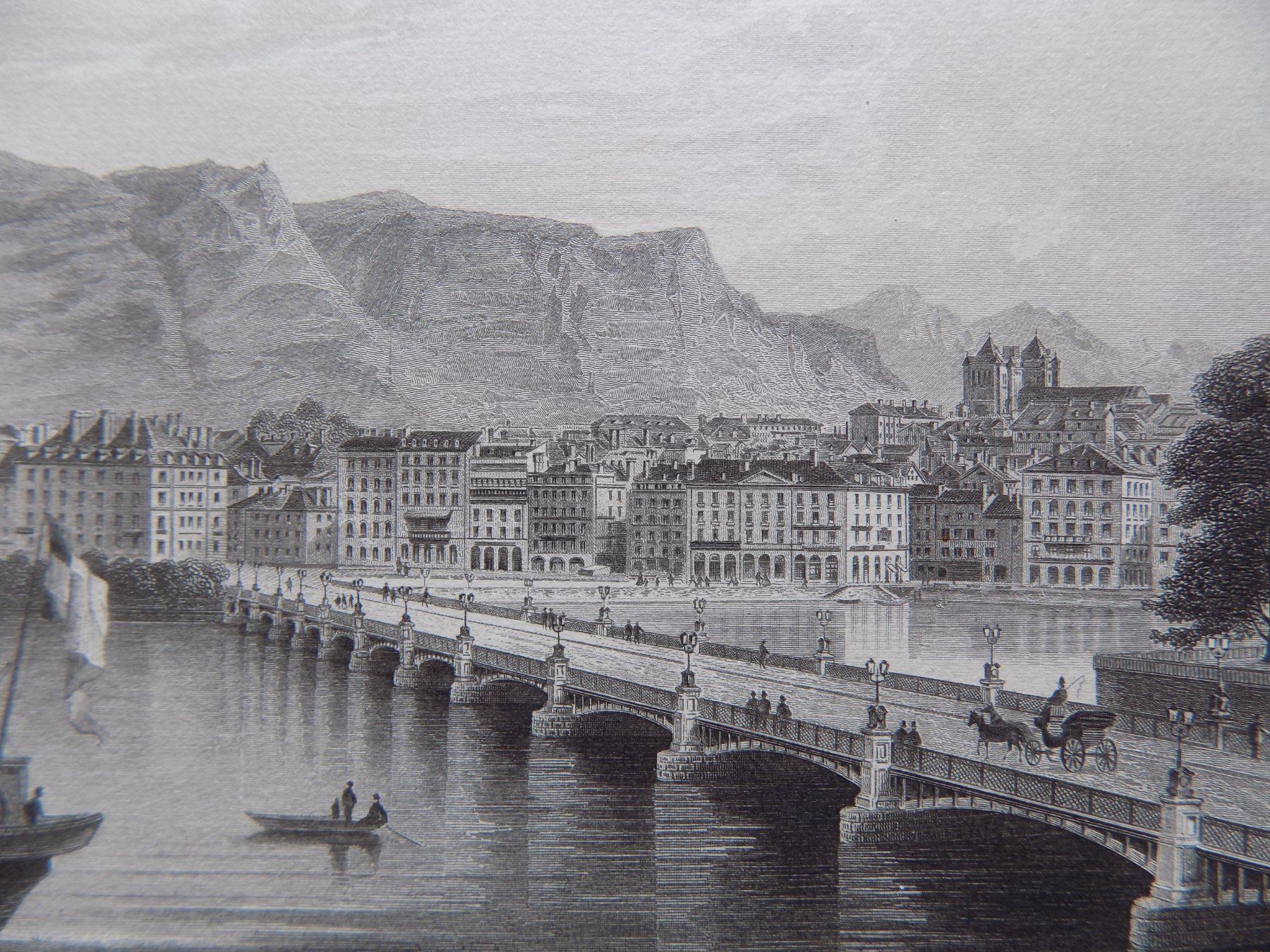 Stiche: Genève pont Montblanc – Gebraucht aus Risch von Rischli15 4