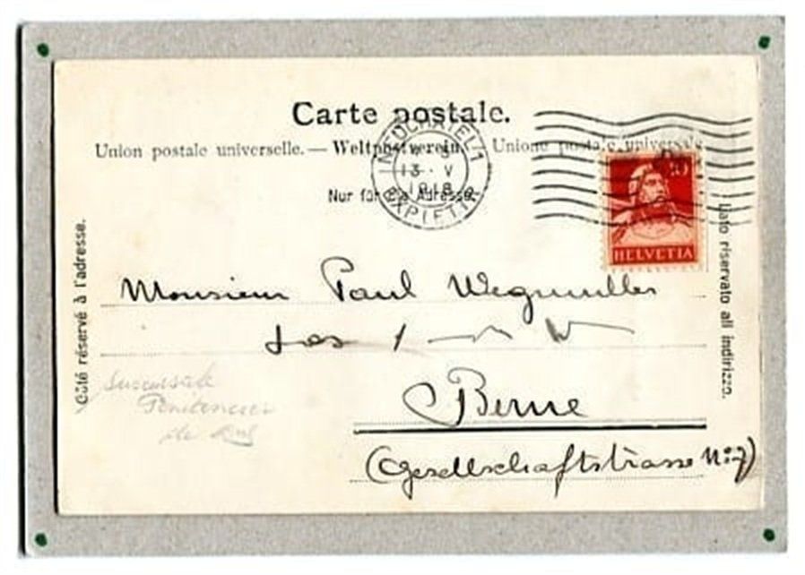 Cartoline postali: Neuchâtel, Monument de la Republique – Usato da Ottikon b.Kemptth. venduto da Neptun1974 1