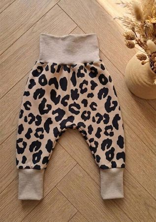 Cozy Sweat Pumphose Leo-Design Gr.74/Gr.80