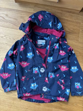 Kids Rain Essentials Owl Raincoat, size 122-128