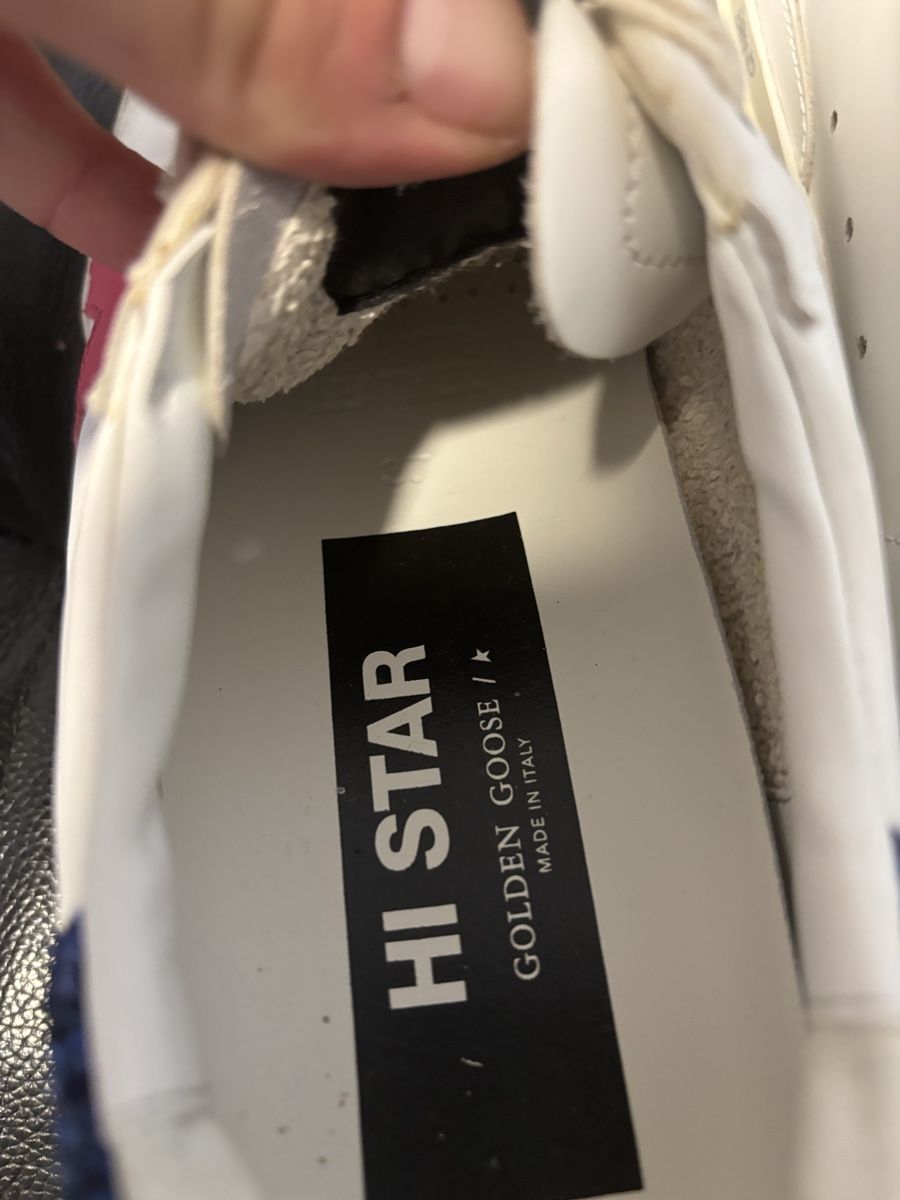Golden Goose Scarpe da donna: Golden Goose White & Blue Sneakers – Usato da Chur venduto da Cuteclothes7k 4