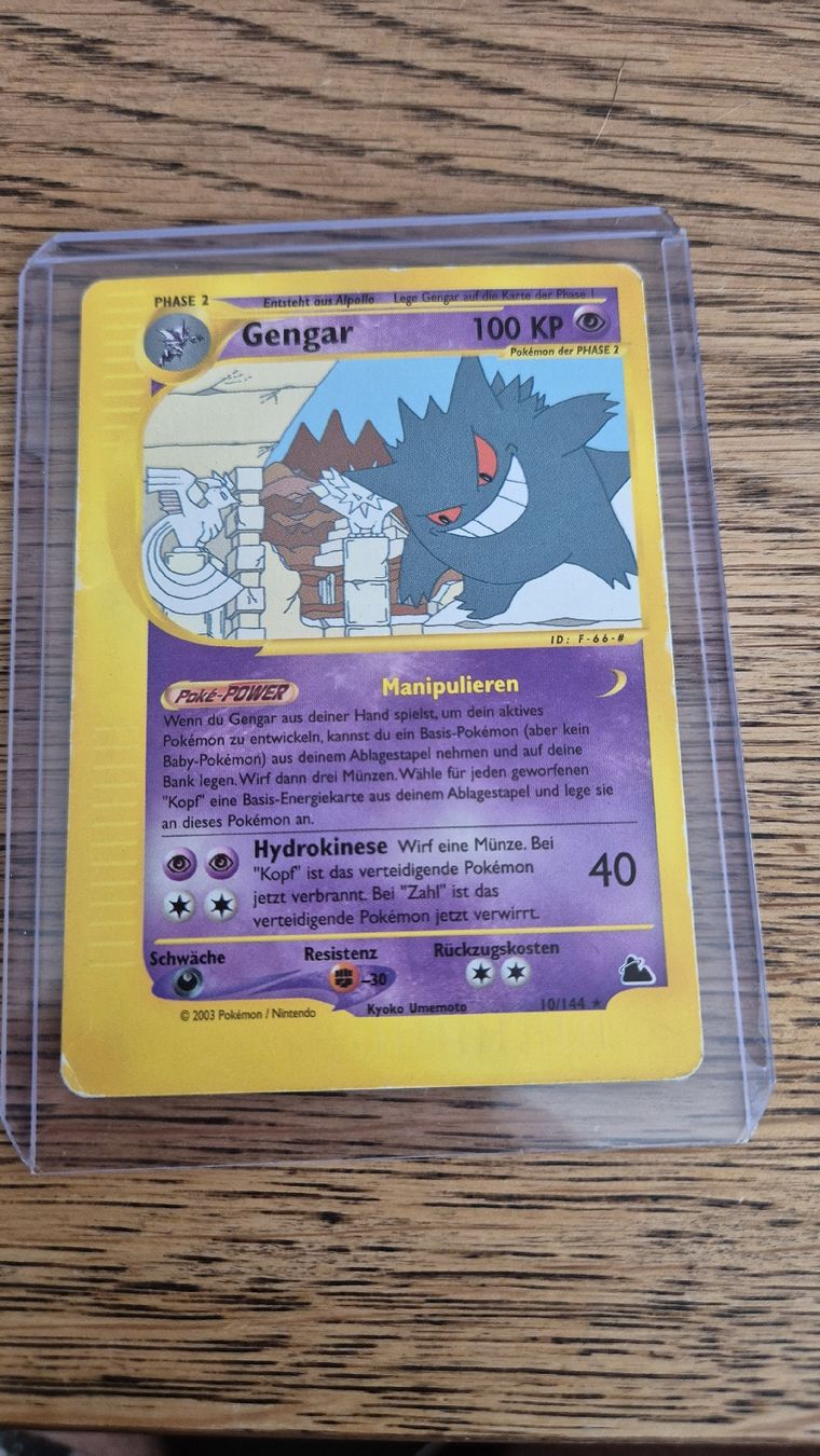 Pokémon Carte collezionabili: Gengar skyridge – Usato da Bönigen venduto da Roriwang12
