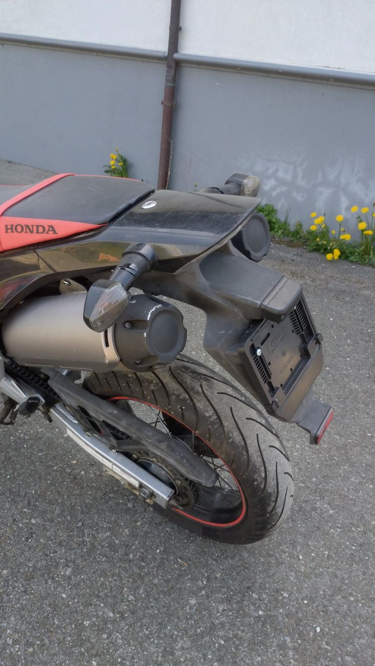 Honda Strasse: Honda FMX 650  Supermotard – Defekt aus Farvagny-le-Grand von LaCaverne 2