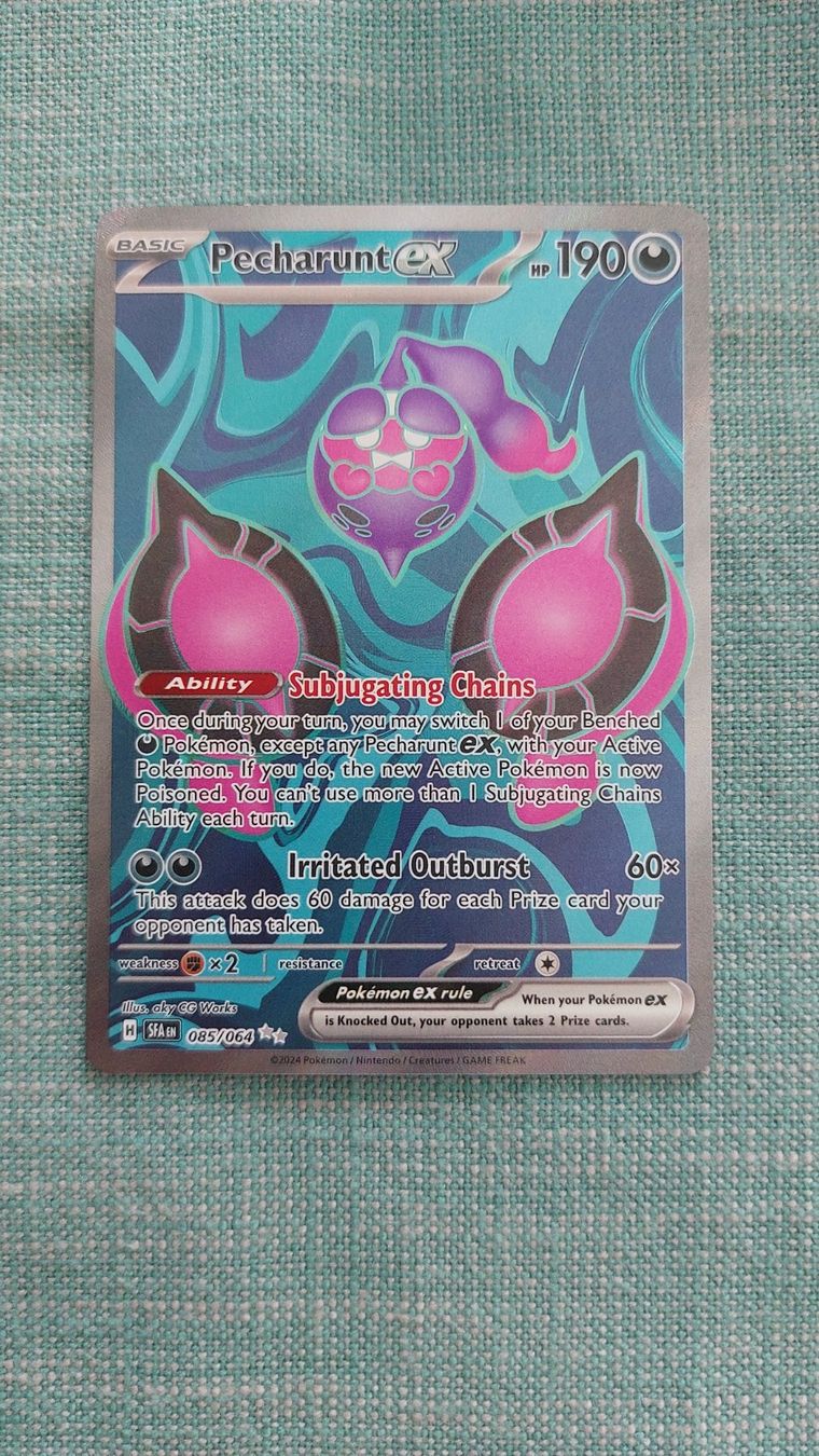 Pokémon Sammelbilder & Trading cards: Pecharunt ex Fullart Shrouded Fable – Neu (gemäss Beschreibung) aus Bellinzona von Pagur