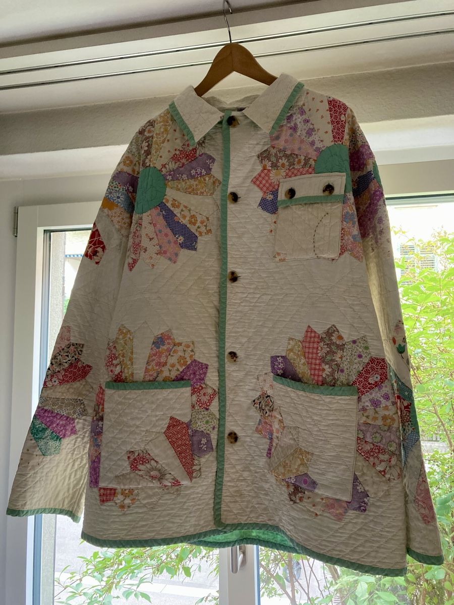 Vestes: exceptional 1 of 1 quilted patchwork bode jacket – Neuf avec emballage d'origine à Wilen b. Wollerau par samstag