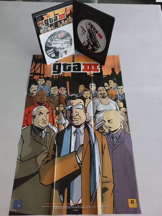GTA III Sur PC - Édition CD-ROM En Français - Bon état
