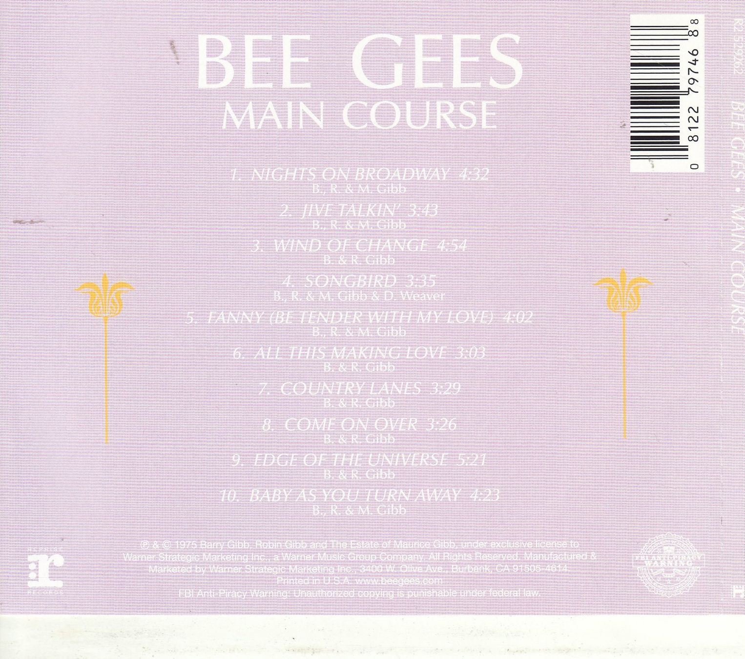 CD: Bee Gees ‎– Main Course – Nuovo (secondo la descrizione) da Boussens venduto da catfood01
