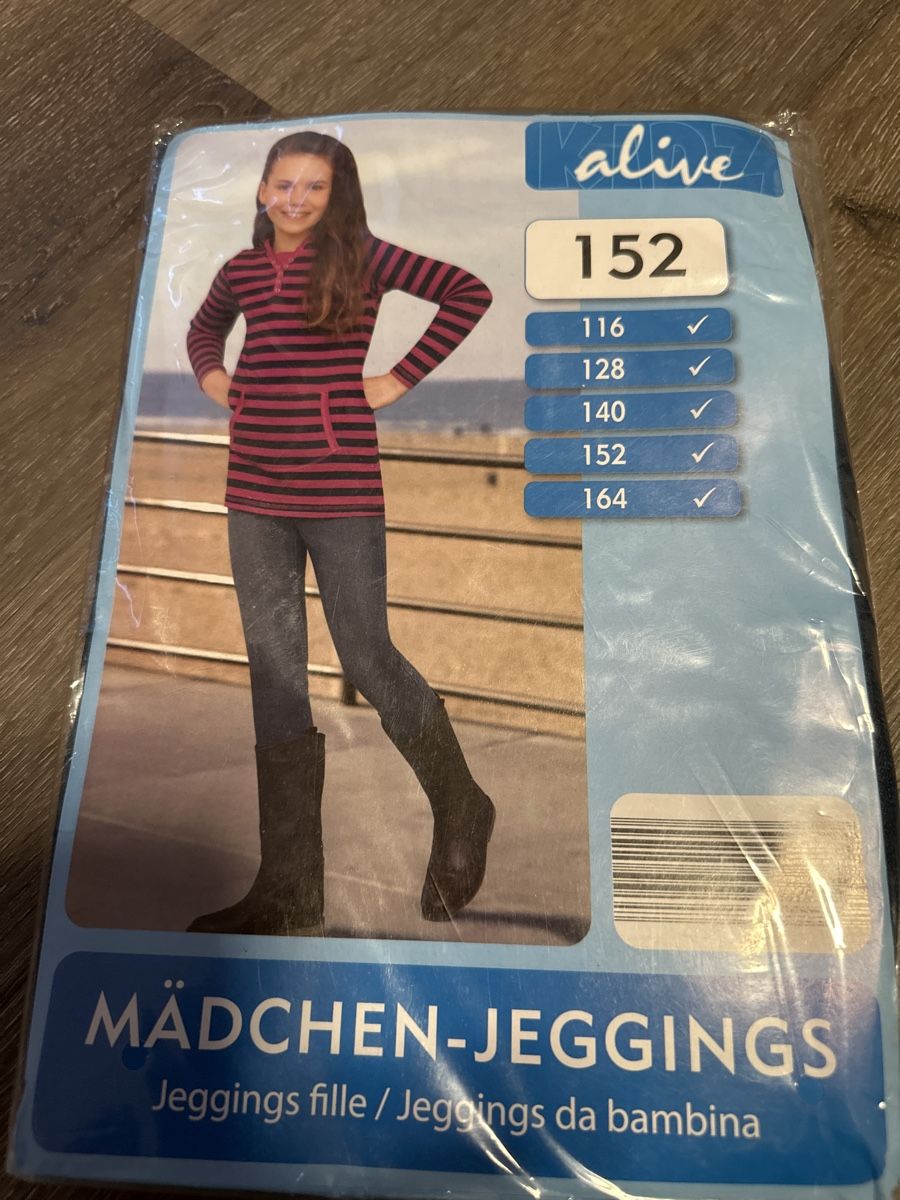 Leggings: Mädchen-Jeggings Gr. 152 Neu – Neu und originalverpackt aus Krauchthal von Kiddy32 2