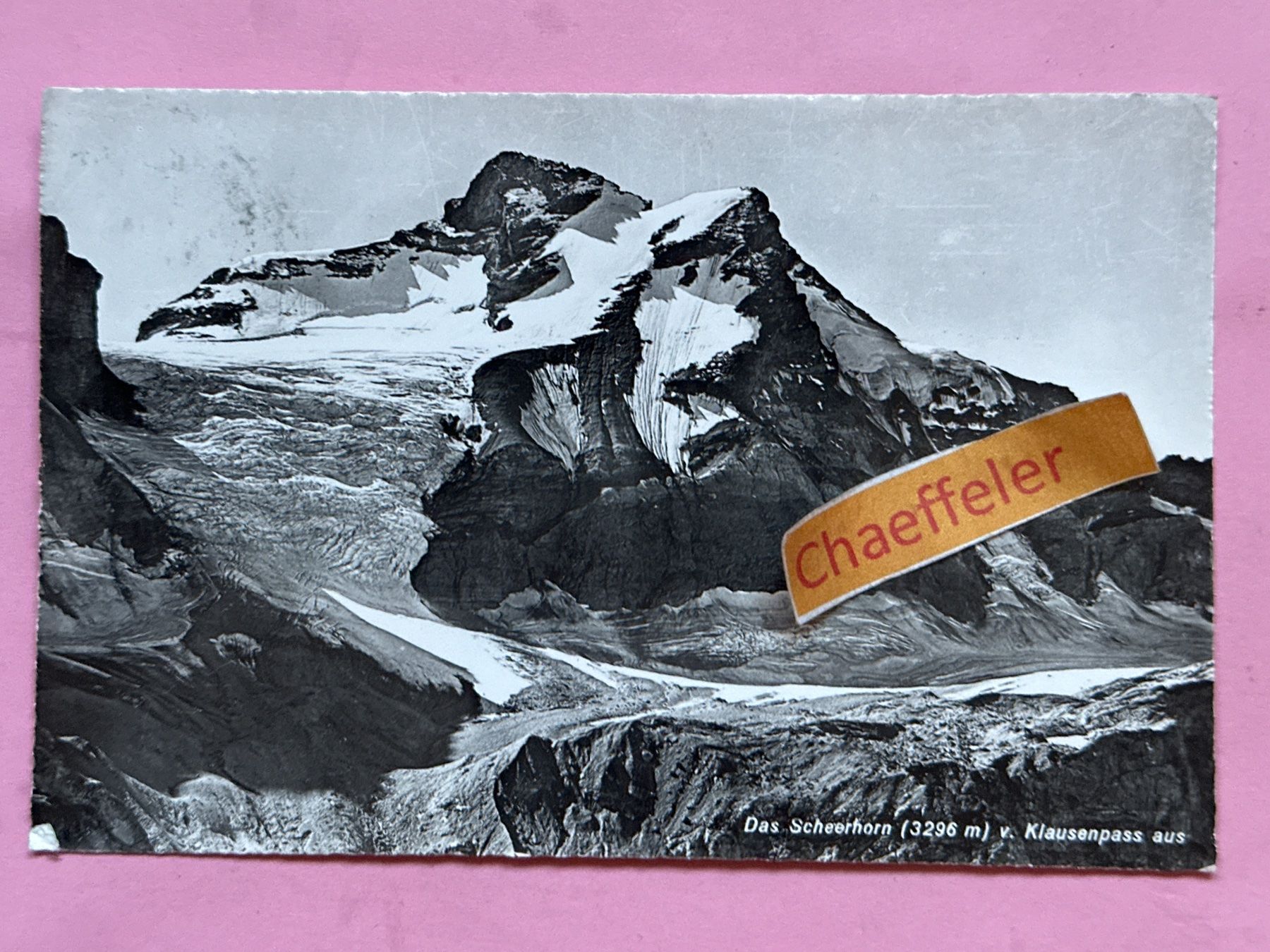 Cartoline postali: 1963 Scheerhorn v. Klausenpass aus. – Usato da Zürich venduto da Chaeffeler