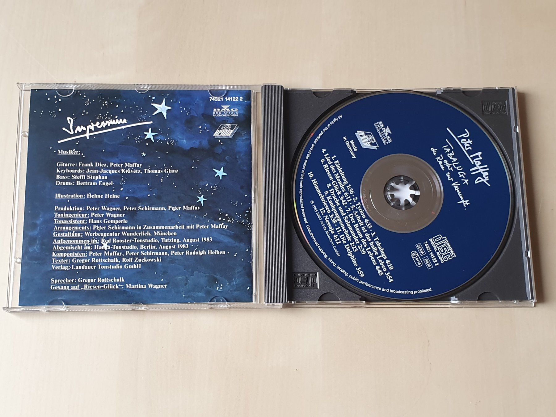 CDs: Peter Maffay Tabaluga oder die Reise zur Vernunft – Gebraucht aus Stansstad von collectorsshop 2