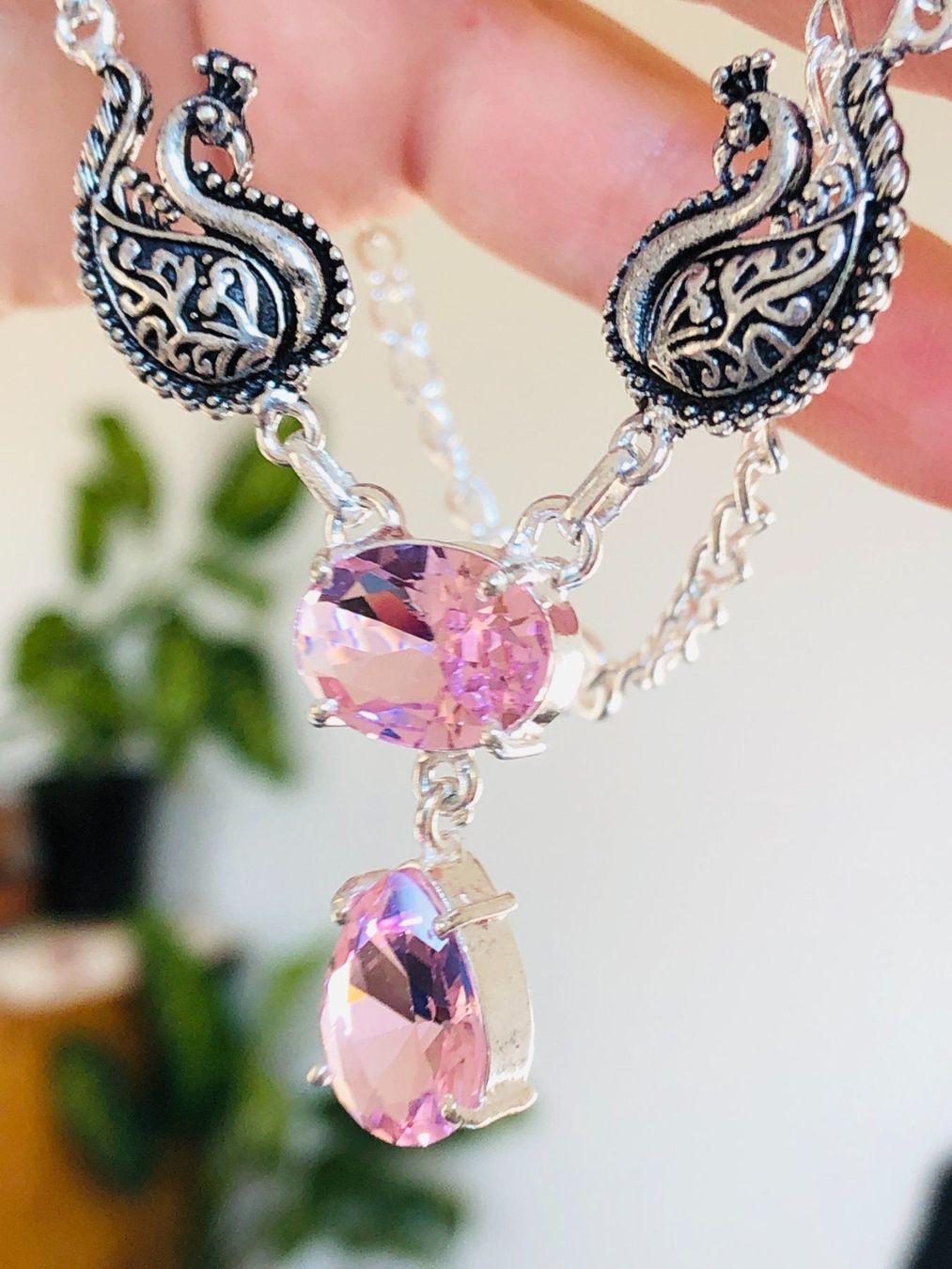 Catenine: Pink Kunzite Ethnic Handmade necklace – Nuovo e nell'imballaggio originale da Genève venduto da AGBERG 4