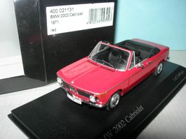 BMW 2002 Cabriolet 1971 * Minichamps 1:43