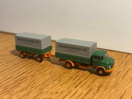 M1267 Selten: Lastwagen mit Anhänger, MINIS (Spur N)