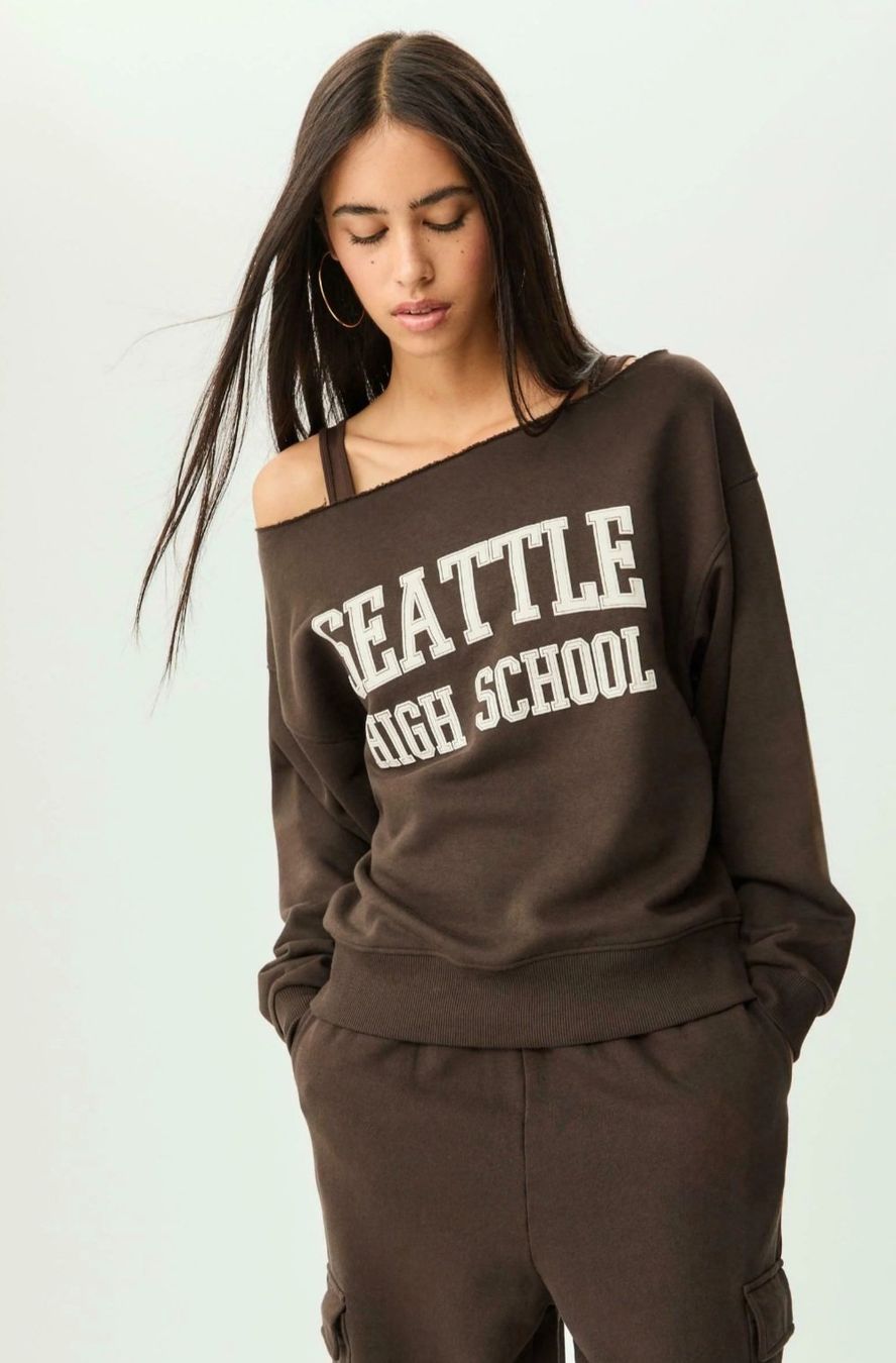 Stradivarius Maglioni & Felpe: Grunge off shoulder pulli – Usato da horn venduto da CherryCrow 2