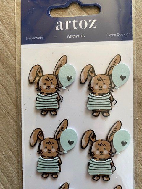 Aufkleber: neue 3-D Sticker von Artoz – Neu und originalverpackt aus Staufen von Nasli