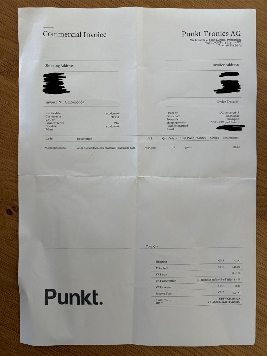 Wecker: Punkt. AC02 Analog Wecker – Neu und originalverpackt aus Luzern von Mika_Lu 4